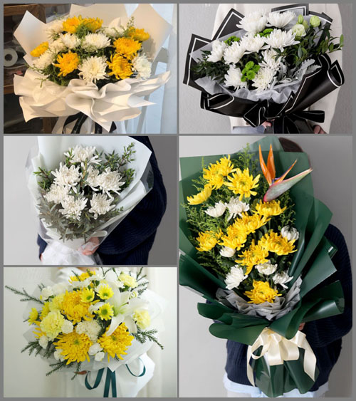 山西晋中祁县贾令镇左墩村白事花束代送